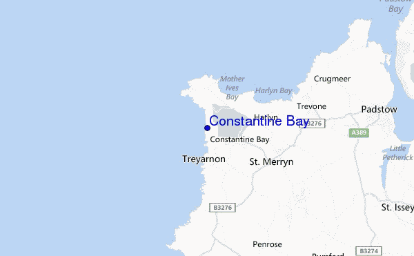mapa de ubicación de Constantine Bay