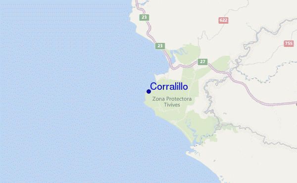 mapa de ubicación de Corralillo