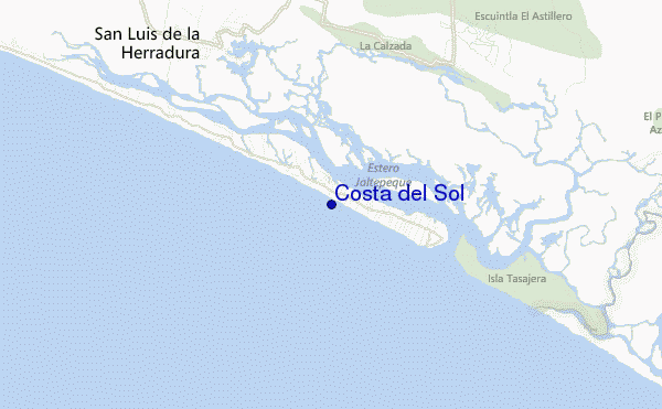 mapa de ubicación de Costa del Sol