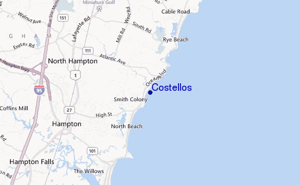 mapa de ubicación de Costellos