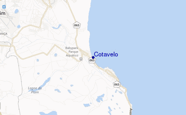 mapa de ubicación de Cotavelo