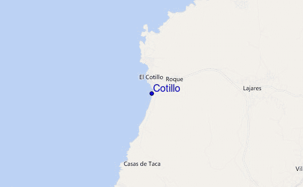 mapa de ubicación de Cotillo
