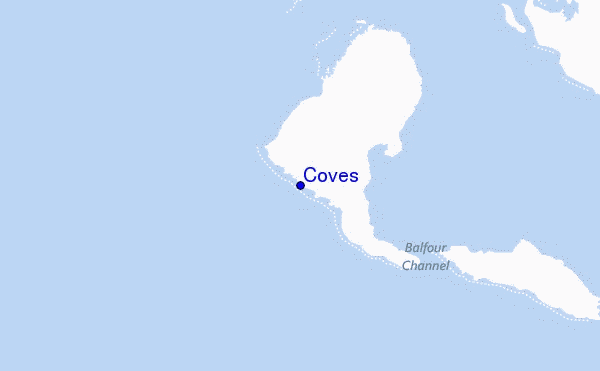 Coves Location Map