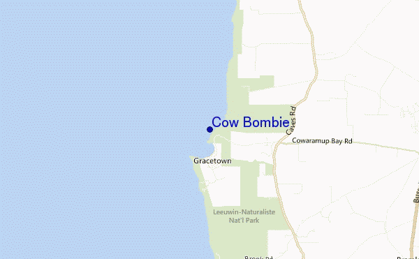 mapa de ubicación de Cow Bombie