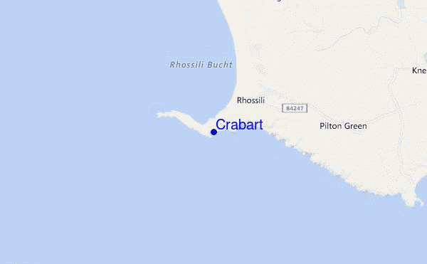 mapa de ubicación de Crabart