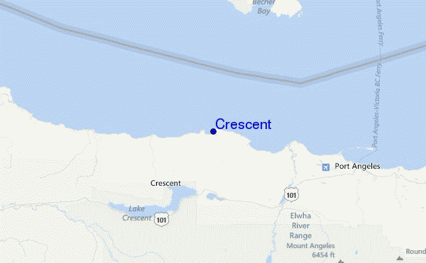 Crescent Location Map