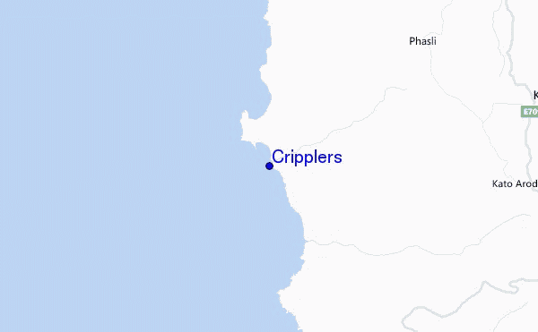 mapa de ubicación de Cripplers