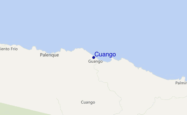 mapa de ubicación de Cuango