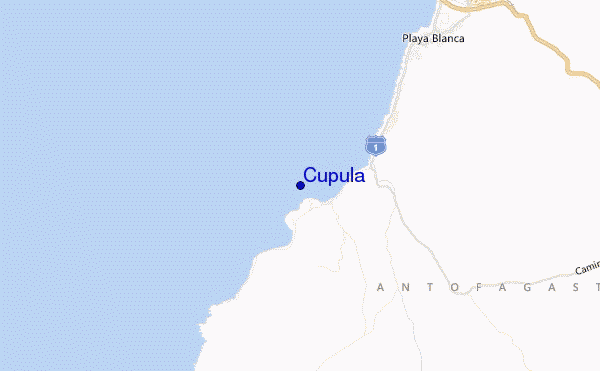 mapa de ubicación de Cupula