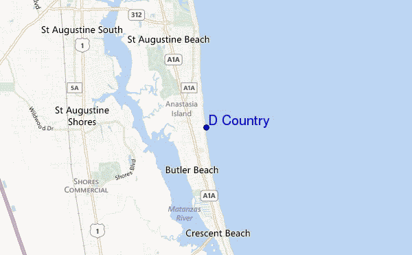 mapa de ubicación de D Country