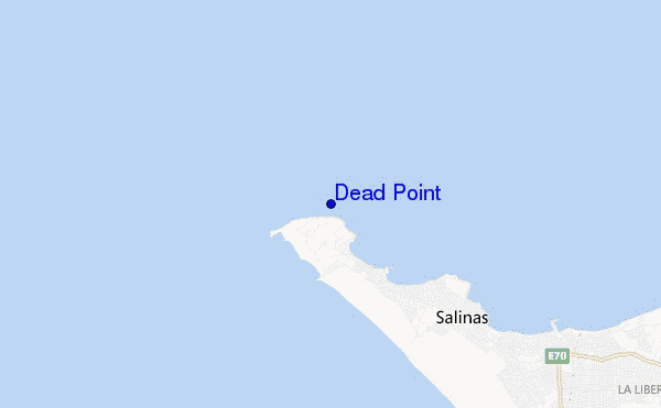 mapa de ubicación de Dead Point