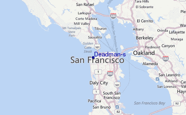 Deadman's Location Map