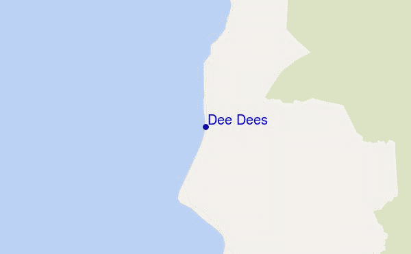 mapa de ubicación de Dee Dees
