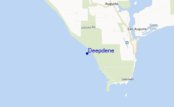 mapa de ubicación de Deepdene