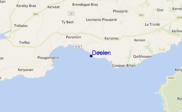 mapa de ubicación de Deolen