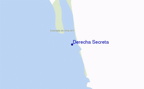 mapa de ubicación de Derecha Secreta