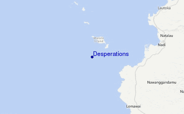 Desperations Location Map