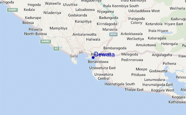 mapa de ubicación de Dewata
