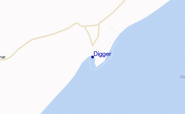 mapa de ubicación de Digger