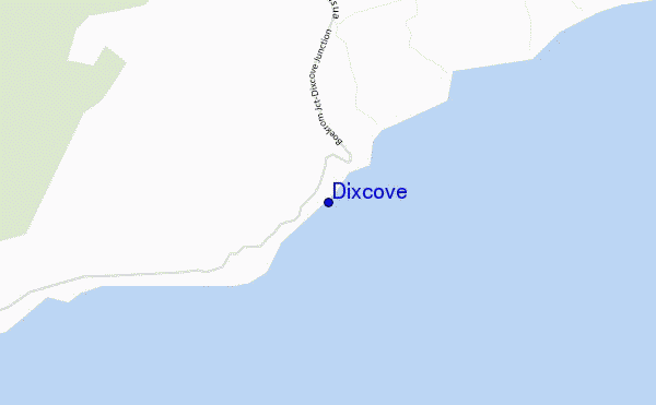 mapa de ubicación de Dixcove
