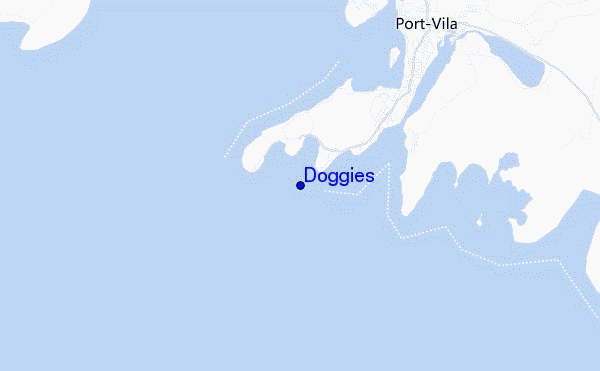 mapa de ubicación de Doggies