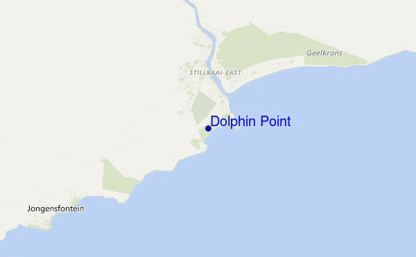 mapa de ubicación de Dolphin Point
