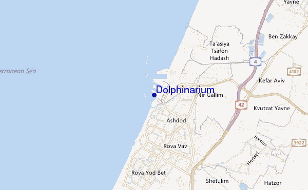 mapa de ubicación de Dolphinarium