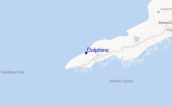 mapa de ubicación de Dolphins