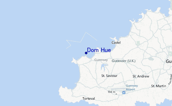 mapa de ubicación de Dom Hue