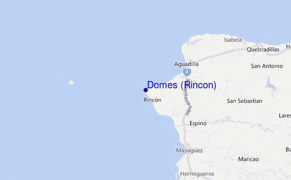 Domes (Rincon) Location Map