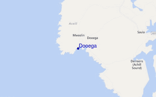 mapa de ubicación de Dooega