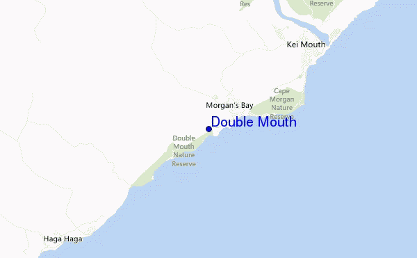 mapa de ubicación de Double Mouth