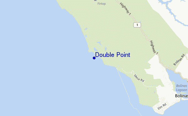mapa de ubicación de Double Point