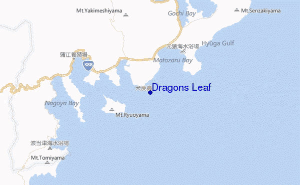 mapa de ubicación de Dragons Leaf
