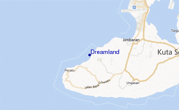 mapa de ubicación de Dreamland
