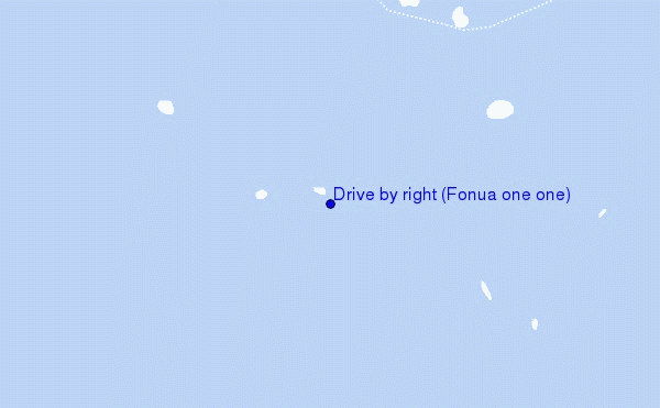 mapa de ubicación de Drive by right (Fonua one one)