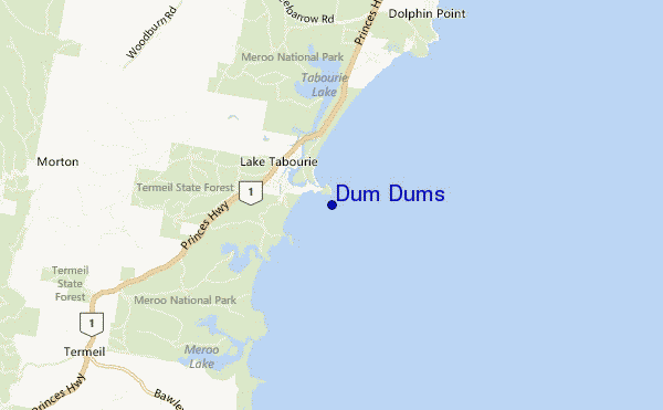 mapa de ubicación de Dum Dums