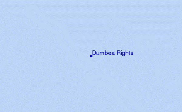 mapa de ubicación de Dumbea Rights
