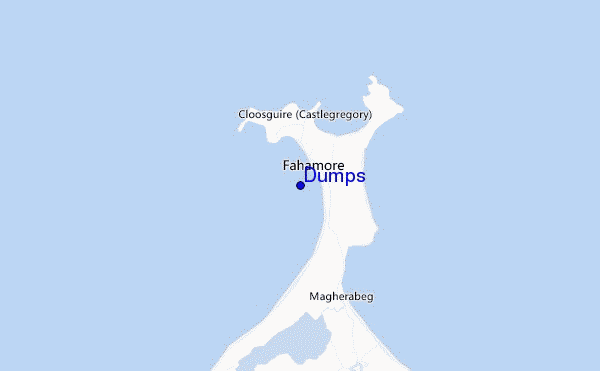 mapa de ubicación de Dumps
