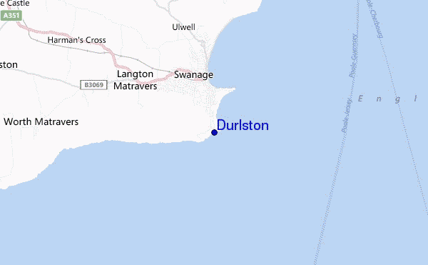mapa de ubicación de Durlston