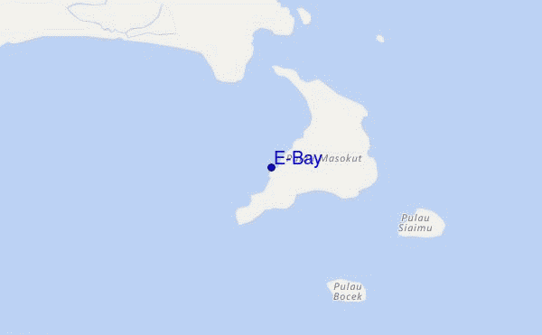 mapa de ubicación de E-Bay