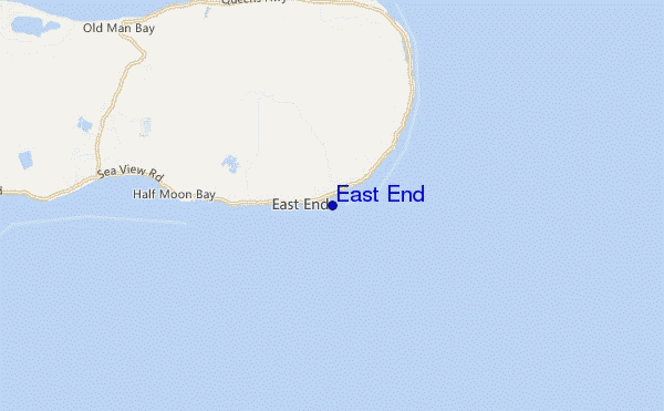 mapa de ubicación de East End