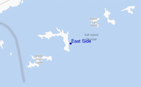 mapa de ubicación de East Side