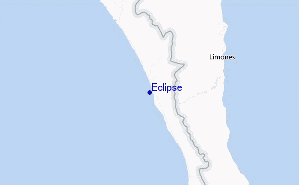 mapa de ubicación de Eclipse