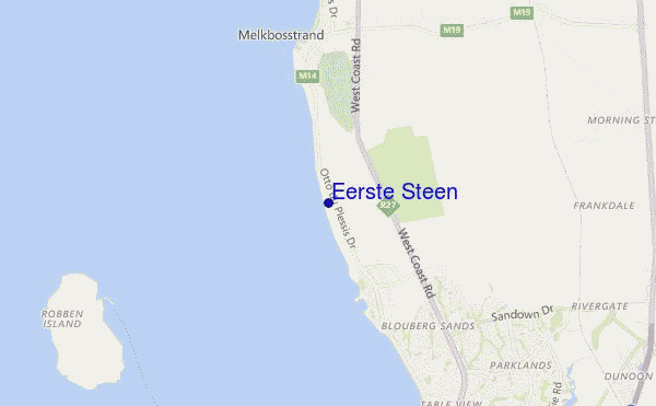 mapa de ubicación de Eerste Steen