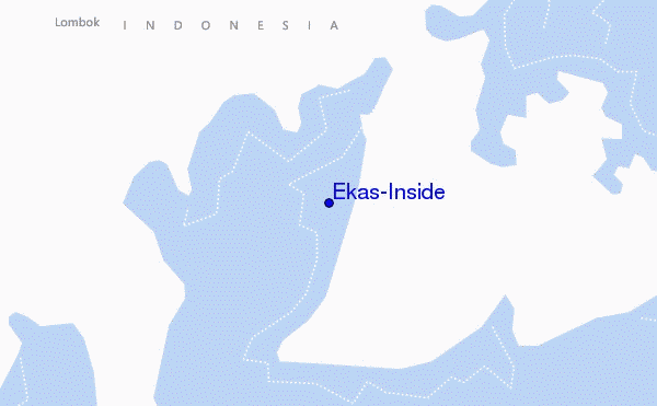 mapa de ubicación de Ekas-Inside