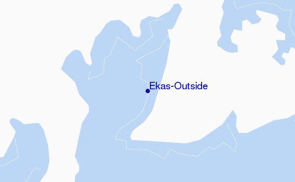 mapa de ubicación de Ekas-Outside