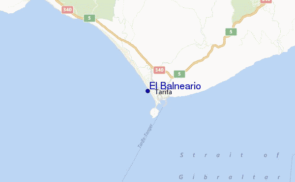 mapa de ubicación de El Balneario