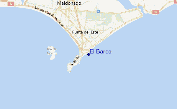 mapa de ubicación de El Barco