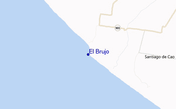 mapa de ubicación de El Brujo